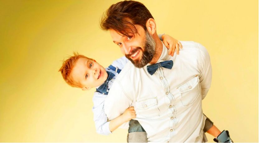 Мужская стрижка «Отец и сын», оформление бороды от барбершопа «Хo.Beautyclub» со скидкой 50%