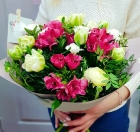 Букет цветов с эустомой «Шейли»