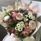 Букет цветов из хризантем «Кокетка»