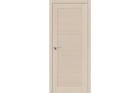 Межкомнатная дверь «Вуд Модерн-21», натуральный шпон (цвет латте)