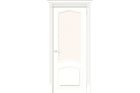 Межкомнатная дверь «Вуд Классик-55», натуральный шпон (цвет Whitey)