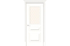 Межкомнатная дверь «Вуд Классик-15.1», натуральный шпон (цвет Whitey)
