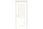 Межкомнатная дверь «Вуд Классик-13», натуральный шпон (цвет Whitey)