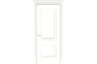 Межкомнатная дверь «Вуд Классик-12», натуральный шпон (цвет Whitey)