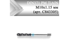 Метчик машинный винтовой CLEVELAND DIN371 PM TiAlN М10x1,5 мм (арт. C843305)
