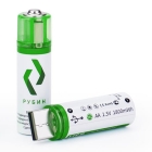 Аккумулятор РУБИН LI-ION  АА 1,5 В (1800mWh USB (Magnetic) 2шт/блистер