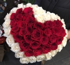 Букет «сердце из роз»