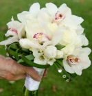 Свадебный букет из орхидей
