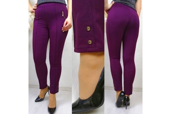 Облегающие брюки фиолетовый