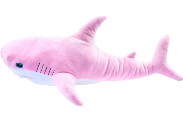 Мягкая игрушка Акула 100 см Розовая