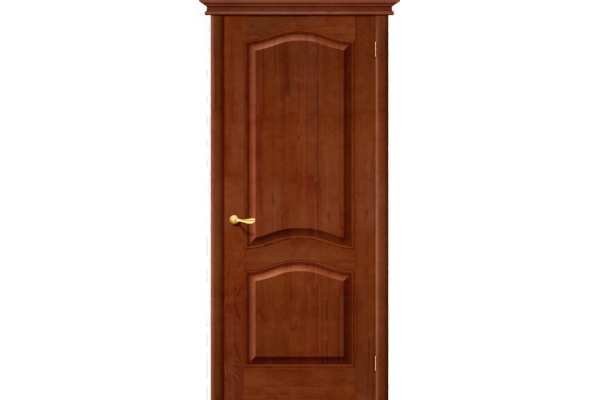 Межкомнатная дверь «М-7», массив сосны (цвет Т-06 Темный Лак)