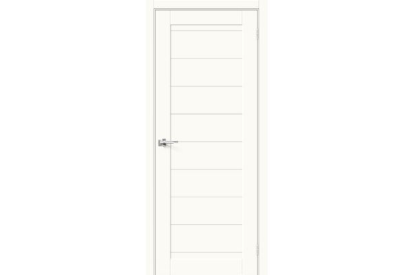 Межкомнатная дверь МДФ «Браво-21», (цвет White Mix)