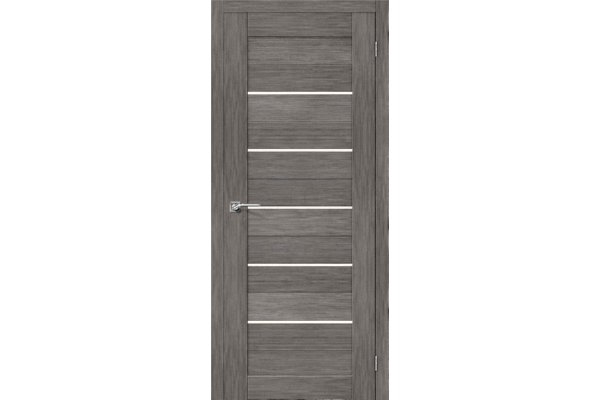 Межкомнатная дверь экошпон «Порта-22», (цвет Grey Veralinga)