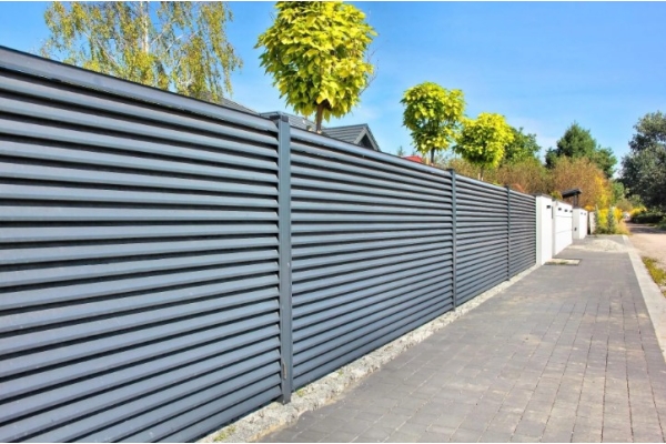 Забор жалюзи  высота 2 м полимерное покрытие