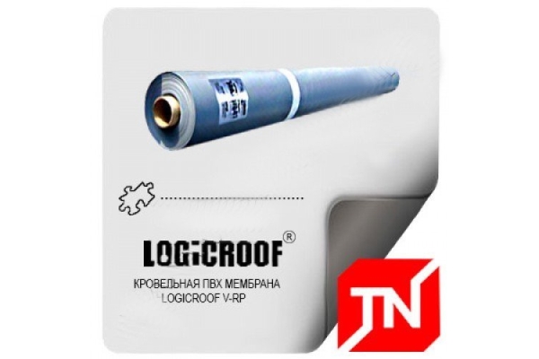Мембрана ПВХ Logicroof V-RP 1,5 мм (серая) - рулон 2,10х20м