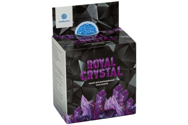 Набор для выращивания кристаллов Intellectico "Royal Crystal. Фиолетовый"