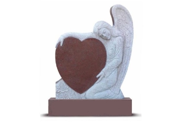Памятник из гранита эксклюзивный с сердцем №4
