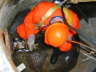 Промывка трубопровода наружной канализации