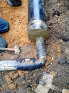 Монтаж наружного водопровода