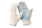 перчатки рабочие 10 класс ХБ с ПВХ покрытием 4-6 ниток 