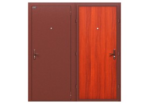 Дверь входная металлическая «Эконом», (цвет Антик Медь/М-11 Итальянский Орех)