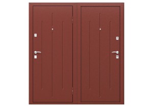 Дверь входная металлическая «Стройгост 7-2», (цвет Антик Медь/Антик Медь)