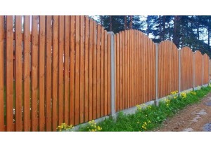Деревянный забор (штакетник) 1,5 м