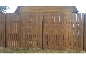 Деревянный забор (штакетник) 1,7 м