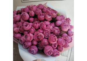 Букет цветов (25 пионовидных роз)