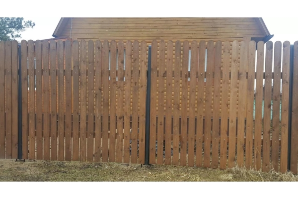 Деревянный забор (штакетник) 1,7 м
