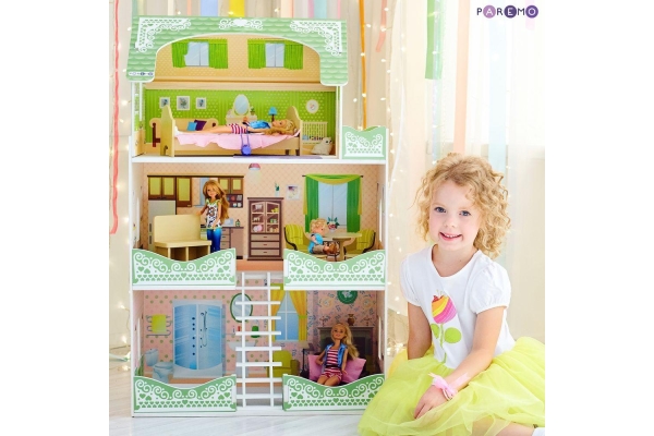 Кукольный домик Луиза Виф с мебелью