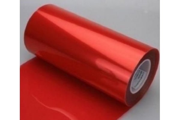 Пленка антигравийная для фар Красная (ширина 0,3м)
