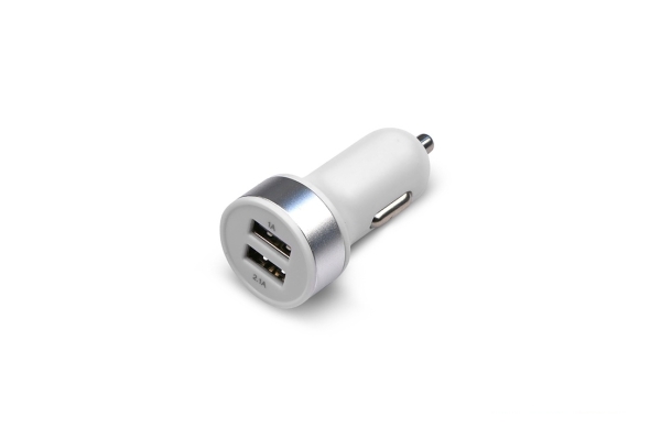 Прикуриватель разветвитель для USB на 2 гнезда синий YB-6 Dc-12-24v, Dc5v=2.1A/1A Torino