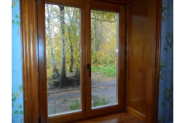 Окно деревянное 1400*1300 лиственница