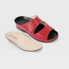 Обувь ортопедическая малосложная  женская, ботинки, Красный 