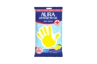AURA Влажные салфетки антибактериальные Derma Protect 15 шт лимон ( рука )