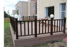 Декоративное ограждение (коричневый) для террас, балконов и беседок