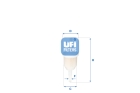 Топливный фильтр арт: UFI 31.009.00