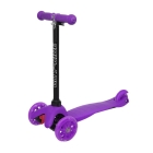 Самокат City-Ride XD4 с регулируемой металлической ручкой, колеса светятся, фиолетовый