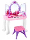 Игровой набор Столик с зеркалом, звук, свет, с аксессуарами арт.80015YL