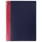 Папка с 20 вкладышами Durable "DuraLook Color", 17мм, 700мкм, антрацит-красная