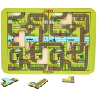 Игра-головоломка Woodlandtoys "Тетрис большой. Карта города"