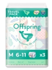 Трусики-подгузники Offspring Travel Pack, размер M, 6-11 кг, 3 штуки