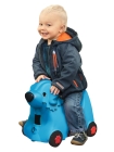 Детский чемодан на колесиках синий Big