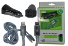 Прикуриватель разветвитель для USB на 2 гнезда C44+721 105см+кабель переходник хром Torino