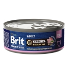 Брит Premium by Nature консервы с мясом индейки и семенами чиа д/кошек