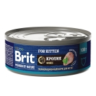 Брит Premium by Nature консервы с мясом кролика д/котят