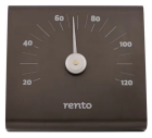 RENTO Термометр алюминиевый для сауны SQ, какао, арт.223829