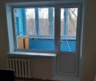 Установка пластикового окна балконной двери