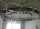 Монтаж потолка из гипсокартона 3 уровня
